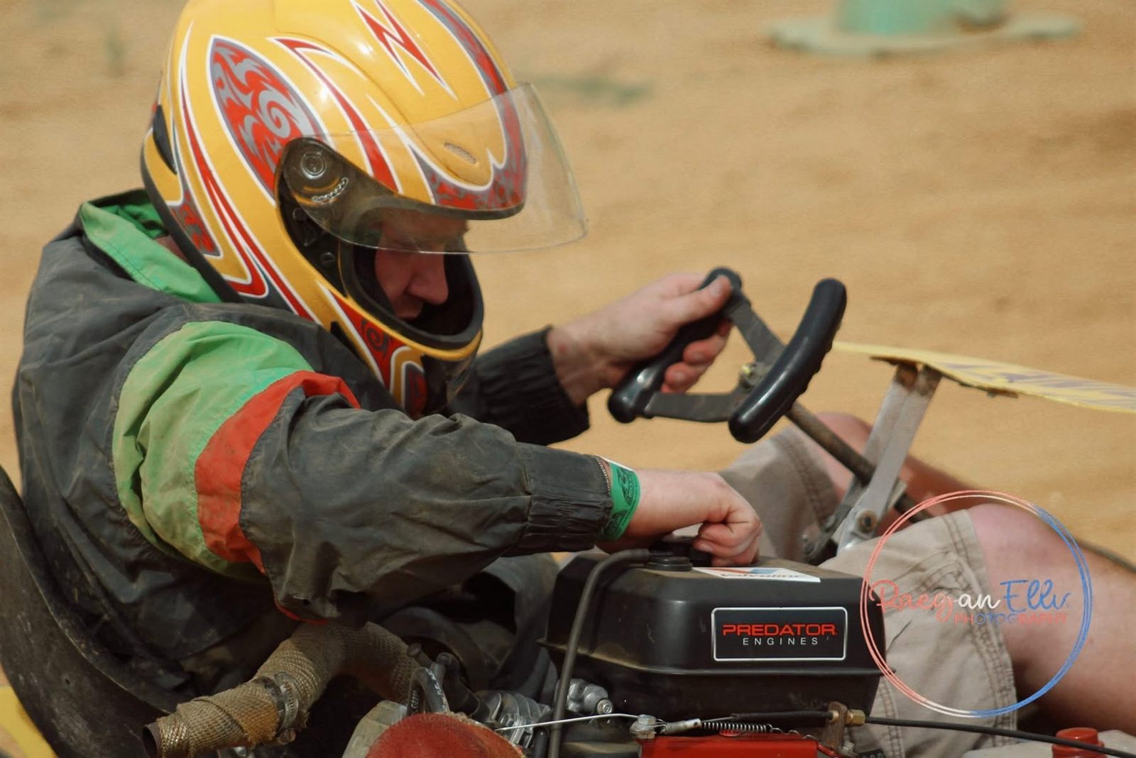 Driver in the kart